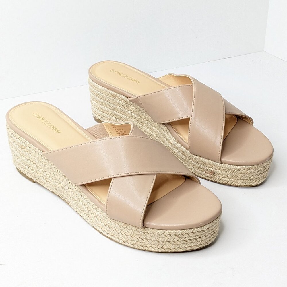 Pizz Annu Misty Platform Sandals, Sand, Women's 9.5
